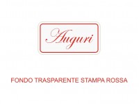 Etichette adesive auguri (mm 30x16) (cod. 6O)